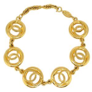 Chanel CC Bracelet Gold 1982 195344